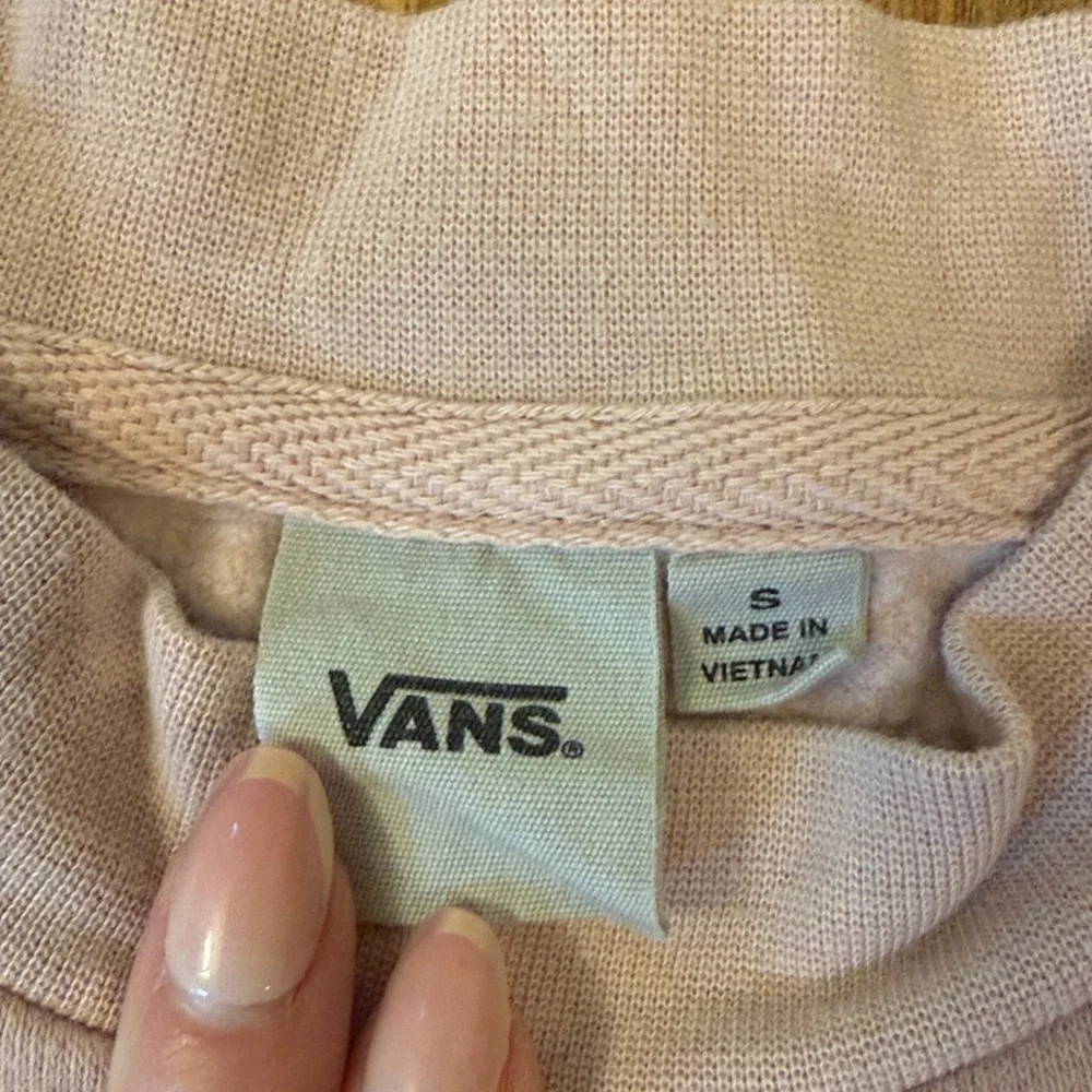 VANS Off The Wall Since 1966 Pink Long Sleeve Pull Over Sweatshirt Small - Picture 2 of 5